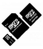 Карта памяти Micro SDHC Card 8GB (4 Clаss+2 adapters)