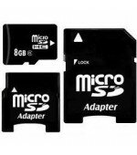 Карта памяти Micro SDHC Card 8GB (6 Clаss+2 adapters)